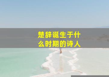 楚辞诞生于什么时期的诗人