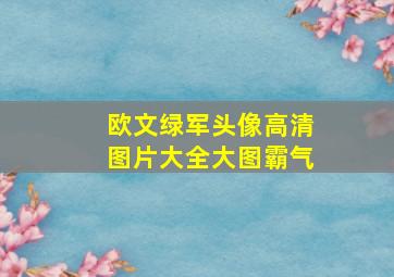 欧文绿军头像高清图片大全大图霸气