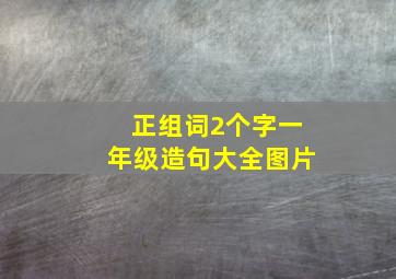 正组词2个字一年级造句大全图片