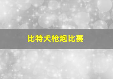 比特犬枪炮比赛