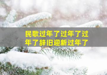 民歌过年了过年了过年了辞旧迎新过年了