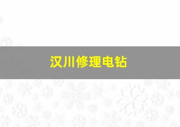 汉川修理电钻