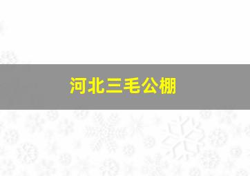 河北三毛公棚