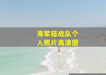 海军陆战队个人照片高清图