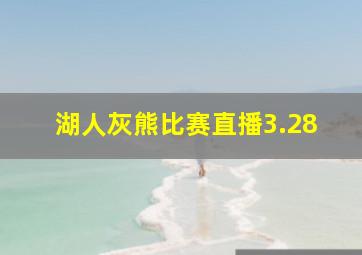 湖人灰熊比赛直播3.28