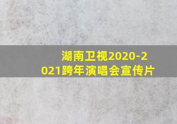 湖南卫视2020-2021跨年演唱会宣传片