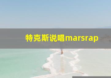 特克斯说唱marsrap