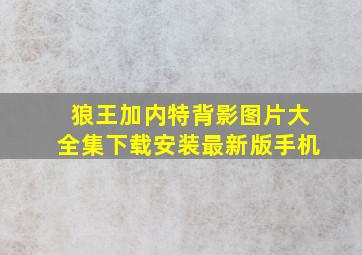 狼王加内特背影图片大全集下载安装最新版手机