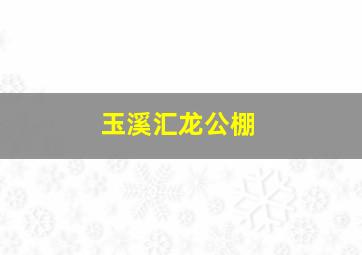 玉溪汇龙公棚