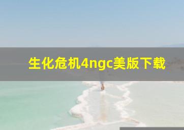 生化危机4ngc美版下载