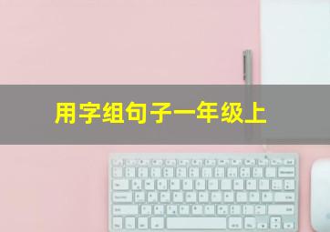 用字组句子一年级上