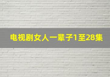 电视剧女人一辈子1至28集