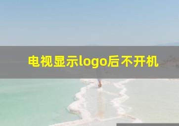 电视显示logo后不开机