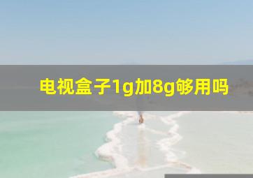 电视盒子1g加8g够用吗