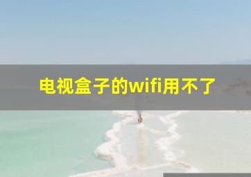 电视盒子的wifi用不了