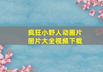 疯狂小野人动画片图片大全视频下载