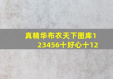 真精华布衣天下图库123456十好心十12