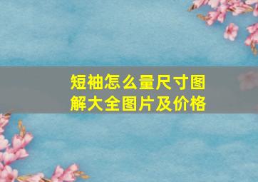 短袖怎么量尺寸图解大全图片及价格