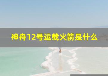 神舟12号运载火箭是什么