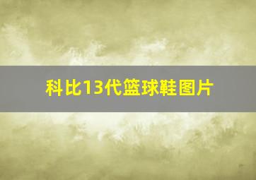 科比13代篮球鞋图片