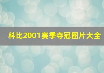 科比2001赛季夺冠图片大全