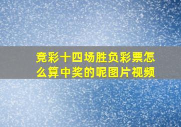 竞彩十四场胜负彩票怎么算中奖的呢图片视频