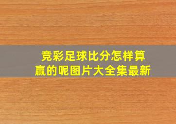 竞彩足球比分怎样算赢的呢图片大全集最新