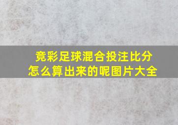 竞彩足球混合投注比分怎么算出来的呢图片大全