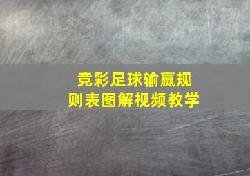 竞彩足球输赢规则表图解视频教学