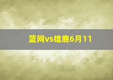 篮网vs雄鹿6月11