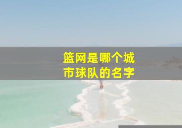 篮网是哪个城市球队的名字