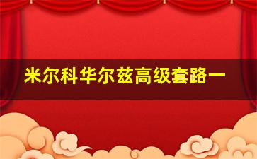 米尔科华尔兹高级套路一