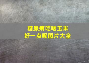 糖尿病吃啥玉米好一点呢图片大全