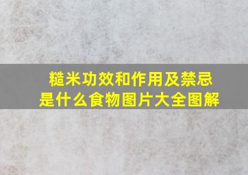 糙米功效和作用及禁忌是什么食物图片大全图解