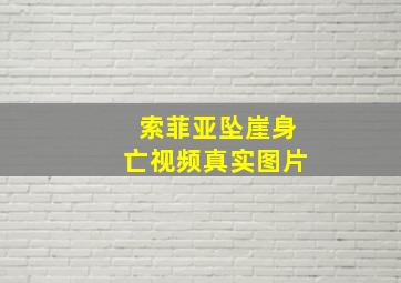 索菲亚坠崖身亡视频真实图片