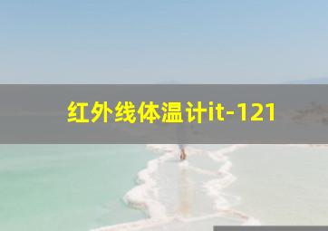 红外线体温计it-121