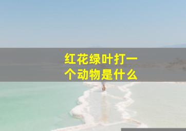 红花绿叶打一个动物是什么