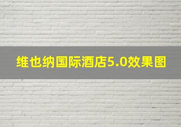 维也纳国际酒店5.0效果图