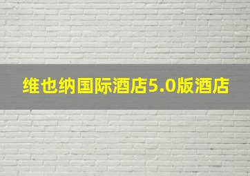 维也纳国际酒店5.0版酒店