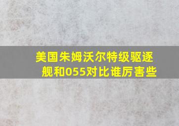 美国朱姆沃尔特级驱逐舰和055对比谁厉害些