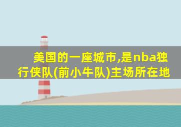 美国的一座城市,是nba独行侠队(前小牛队)主场所在地