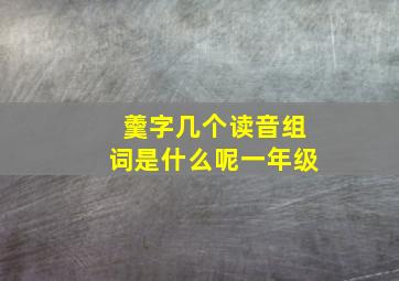 羹字几个读音组词是什么呢一年级