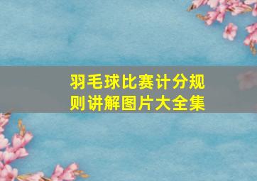 羽毛球比赛计分规则讲解图片大全集