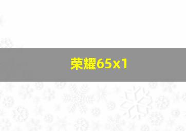 荣耀65x1