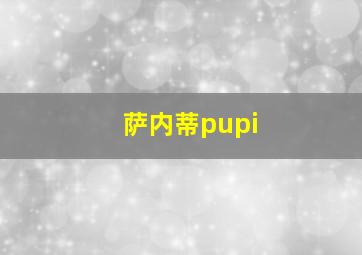 萨内蒂pupi