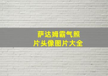 萨达姆霸气照片头像图片大全