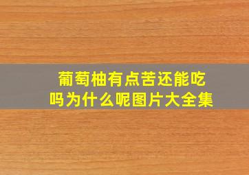 葡萄柚有点苦还能吃吗为什么呢图片大全集