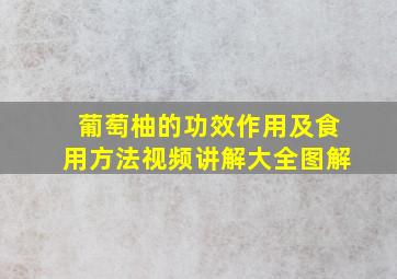 葡萄柚的功效作用及食用方法视频讲解大全图解