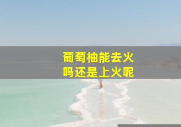 葡萄柚能去火吗还是上火呢