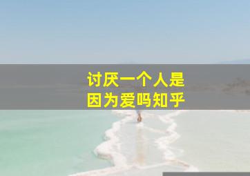 讨厌一个人是因为爱吗知乎